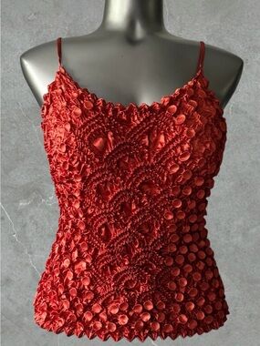 2 for $30 | Y2K Popcorn Satin Camisole